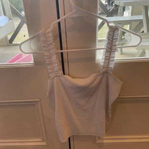White crop top size L